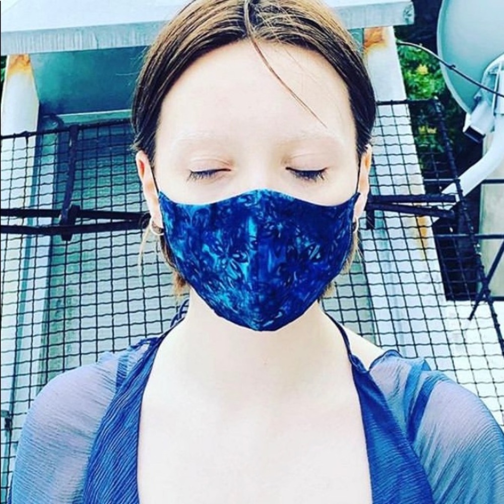 Floral TyeDye Mask